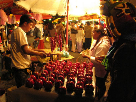 Manzanas acarameladas