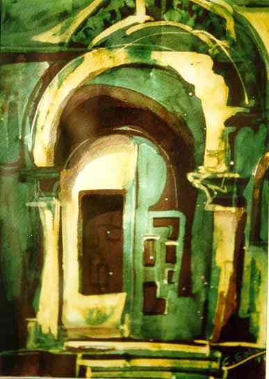 Estudio de puerta románica
