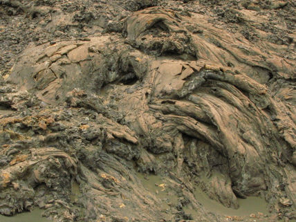 Capas de lava de...