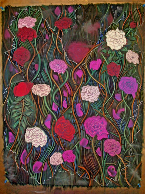 Rosas atrapadas