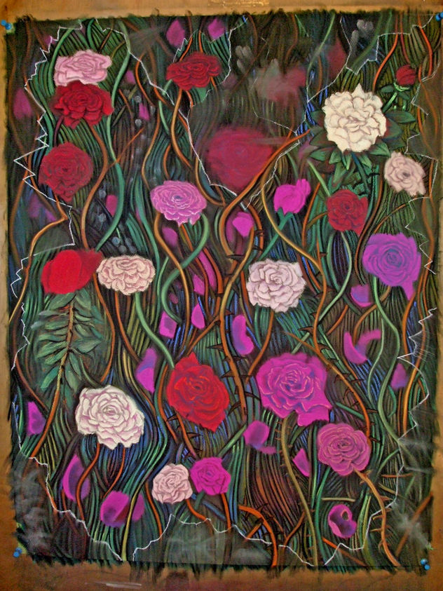 rosas atrapadas