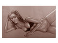 mujer posando
