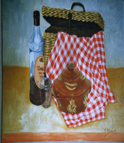 el pañillo Oil Canvas Still Life Paintings