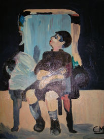 El niño en el sillón