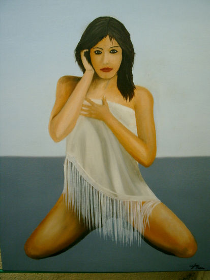 Sensual Oil Canvas Figure Painting