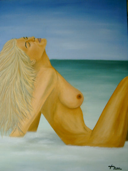 Mediterrani Oil Canvas Nude Paintings