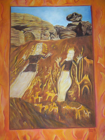 Huellas del Pasado Oil Canvas