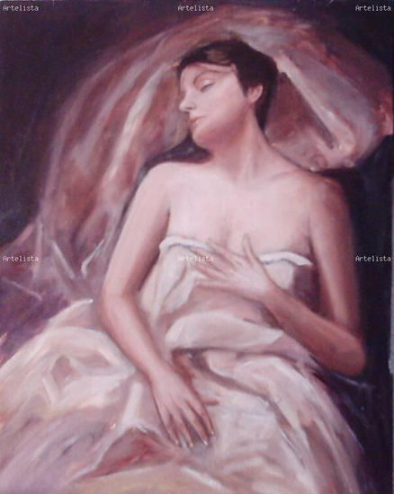 Mujer dormida Oil Panel