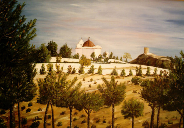 Ermita del Calvario Oil Canvas Landscaping