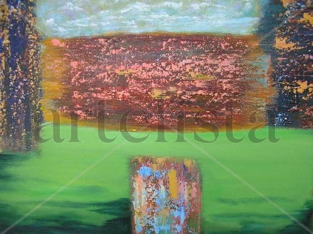 EL MURO Oil Canvas Landscaping