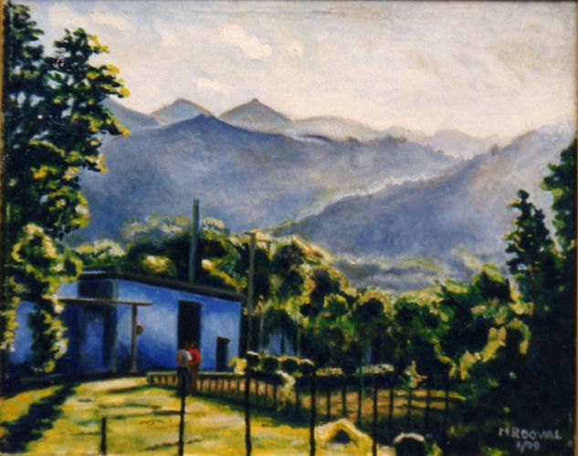 Conversación en Sierra Maestra Oil Canvas Landscaping