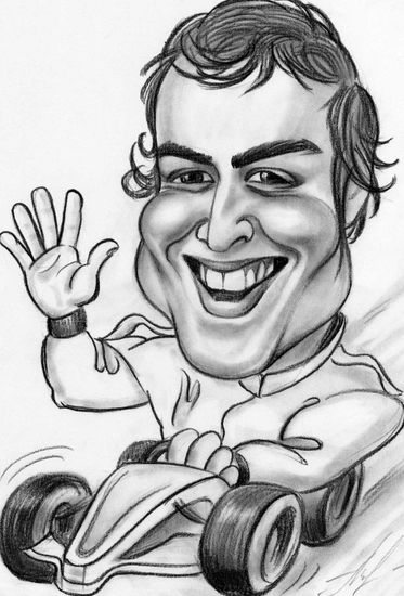 Fernando Alonso Pencil