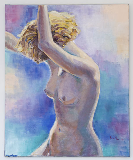 Desnudo azul Oil Canvas Nude Paintings