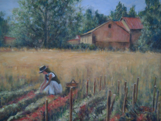 Huerto Oil Canvas Landscaping