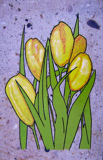 Tulipanes amarillos