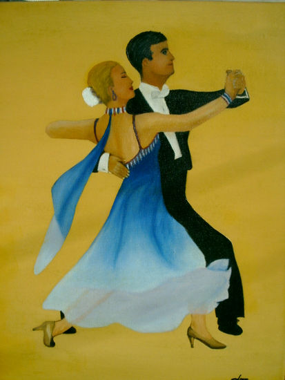 Tango Oil Canvas Figure Painting