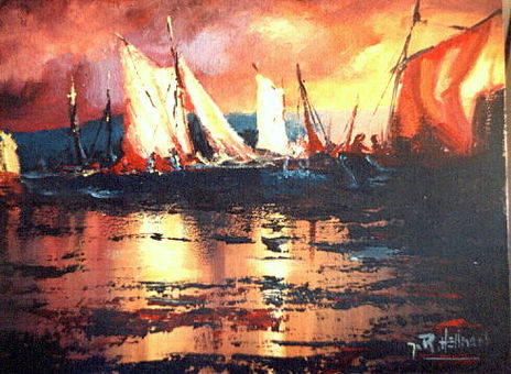 Amanecer en la caleta