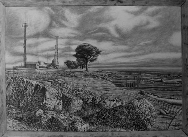 PAISAJE CON ANTENAS Pencil