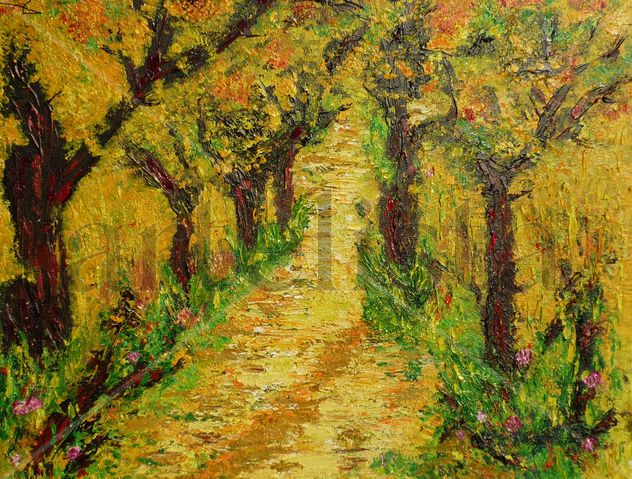camino en el bosque