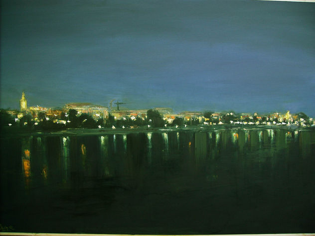 Nocturno Paseo de Colón de Sevlla