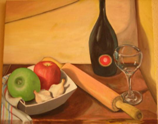 AJOSYMANZANAS Oil Canvas Still Life Paintings