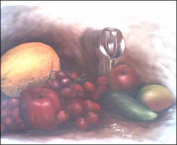 Bodegon de frutas Oil Canvas Still Life Paintings