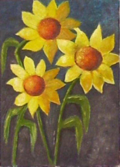 girasoles Óleo Lienzo