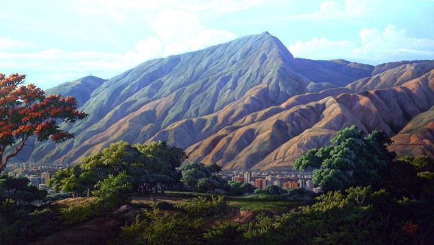 Avila desde la urbina Óleo Tela Paisaje