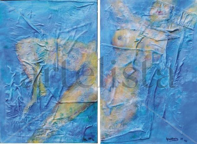 AGUA Acrylic Panel Nude Paintings