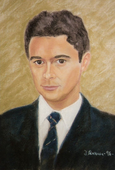 MANUEL N.C. Pastel Paper Portrait