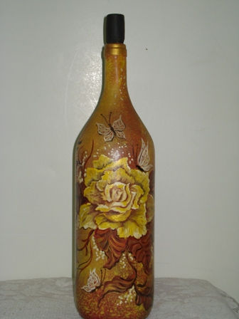 Rosa y Mariposas