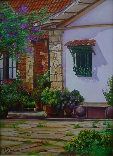 LA VENTANA Oil Canvas