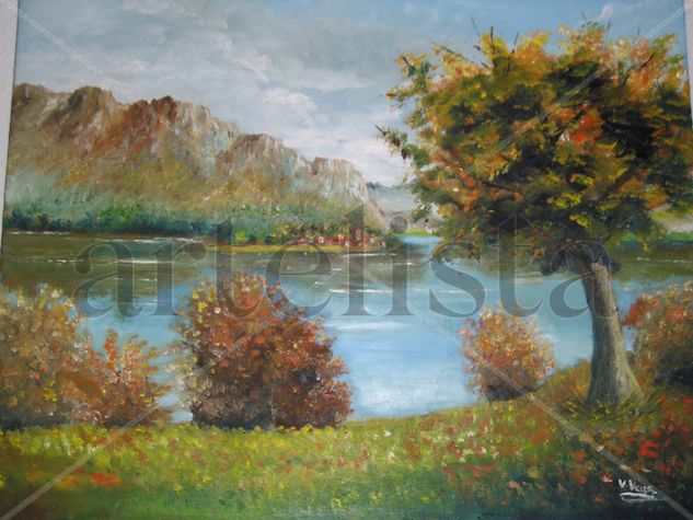 Otoño Oil Canvas Landscaping