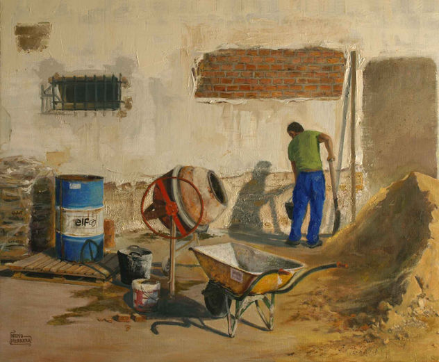 En la obra