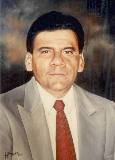 ALCALDE HERNANDEZ Oil Canvas Portrait