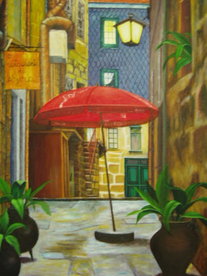 RESTAURANTE DE ALCIRA Oil Canvas