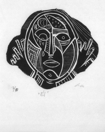 Él Woodcut