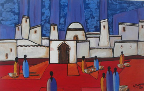 La aldea 80x50