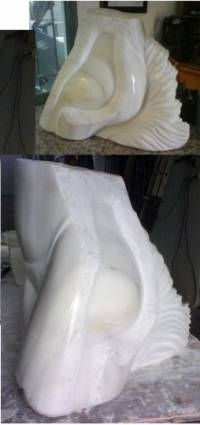 Bajo la piel Marble Figurative