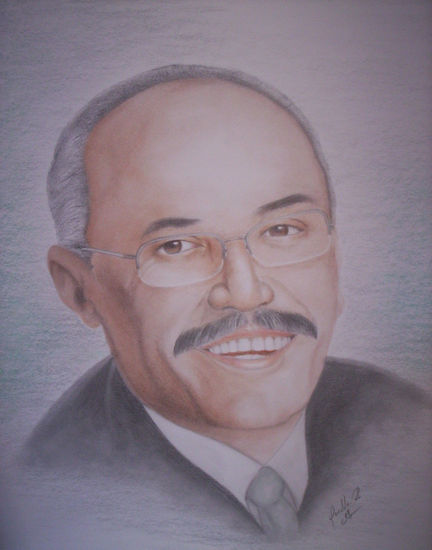 retrato Pastel Card Portrait