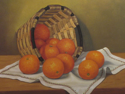 Cesto de naranjas