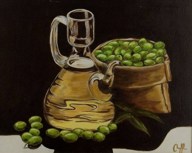 la aceitera Oil Canvas Still Life Paintings