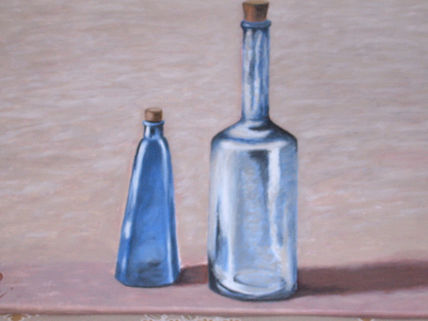 Botellas azules