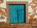 la puerta