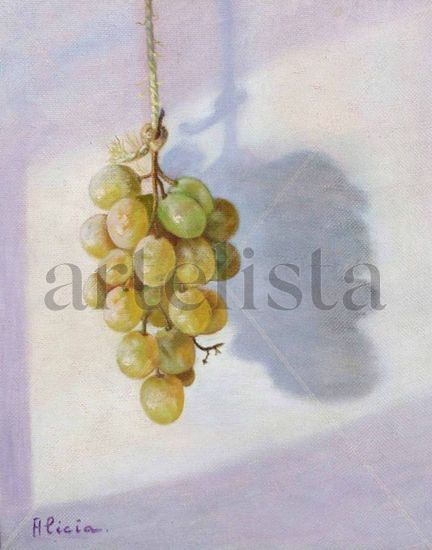 Uvas moscatel Oil Canvas Others