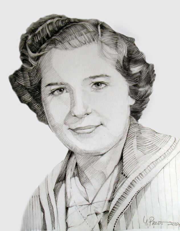 Retrato de fotografía antigua
