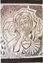 sagrado corazon de jesus realizada por el movimiento tetagua