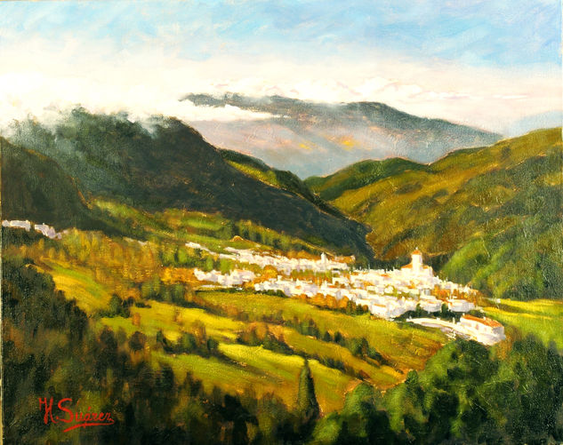 Alpujarras - Panorámica Oil Canvas Landscaping