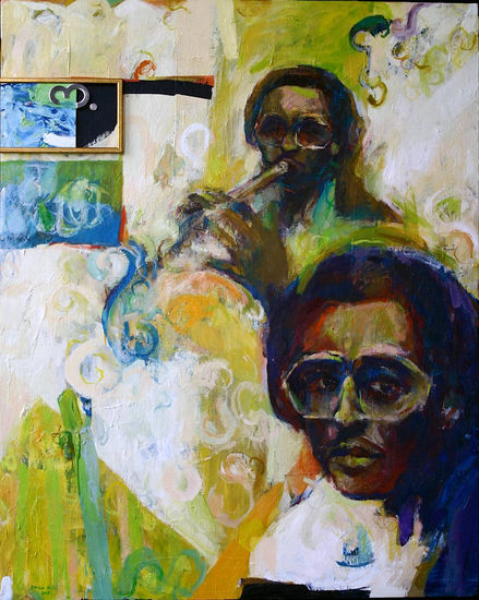 "Miles Davis, 1975" Óleo Lienzo Otros