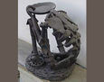 "La espera", serie ceramicas de acero.